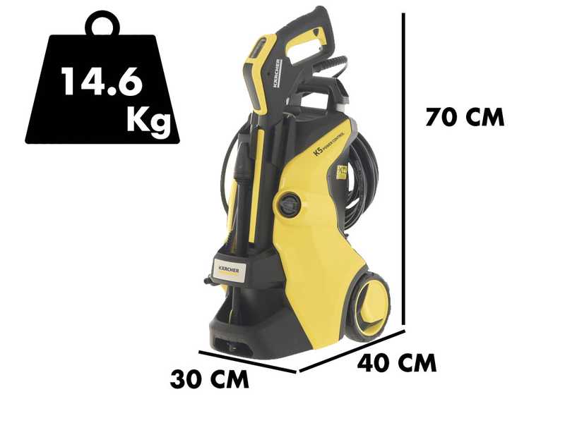 Karcher K5 Power Control Flex - Idropulitrice ad acqua fredda - 500 lt/h - 145 bar