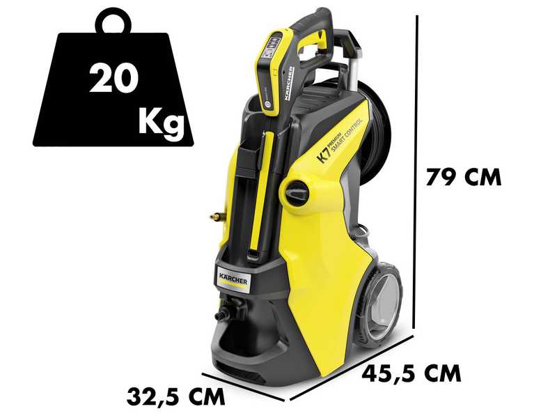 Karcher K7 Premium Smart Control Flex - Idropulitrice ad acqua fredda - 180 bar max - 600 lt/h - App Home &amp; Garden