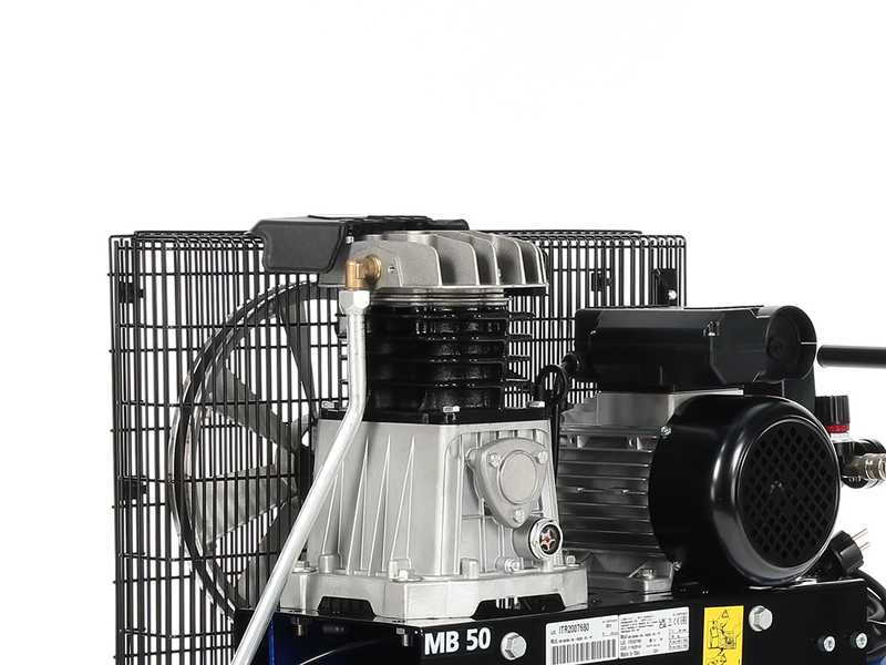 Michelin MB 50/268 MC - Compressore aria elettrico a cinghia - Motore 2 HP - 50 lt
