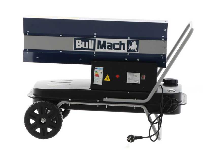 OUTLET - DIFETTI ESTETICI - BullMach BM-DDH 30 - Generatore di aria calda diesel - A combustione diretta - Carrellato - 30kW
