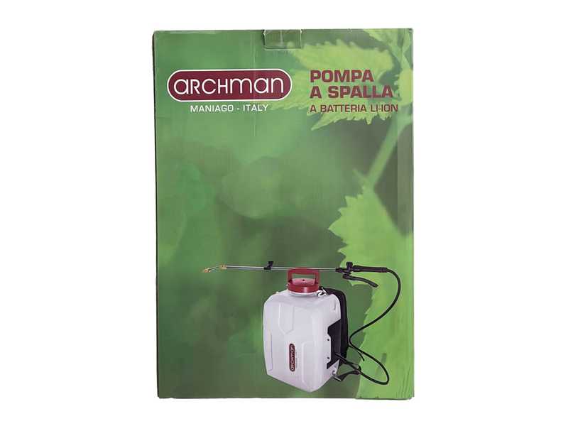 Archman PS16 - Pompa irroratrici a spalla a batteria - 21V 4Ah
