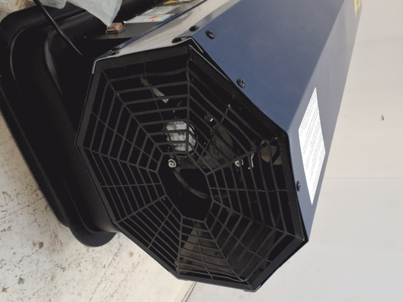 OUTLET - DIFETTI ESTETICI - BullMach BM-DDH 60 - Generatore di aria calda diesel - A combusione diretta - Carrellato - 60kW