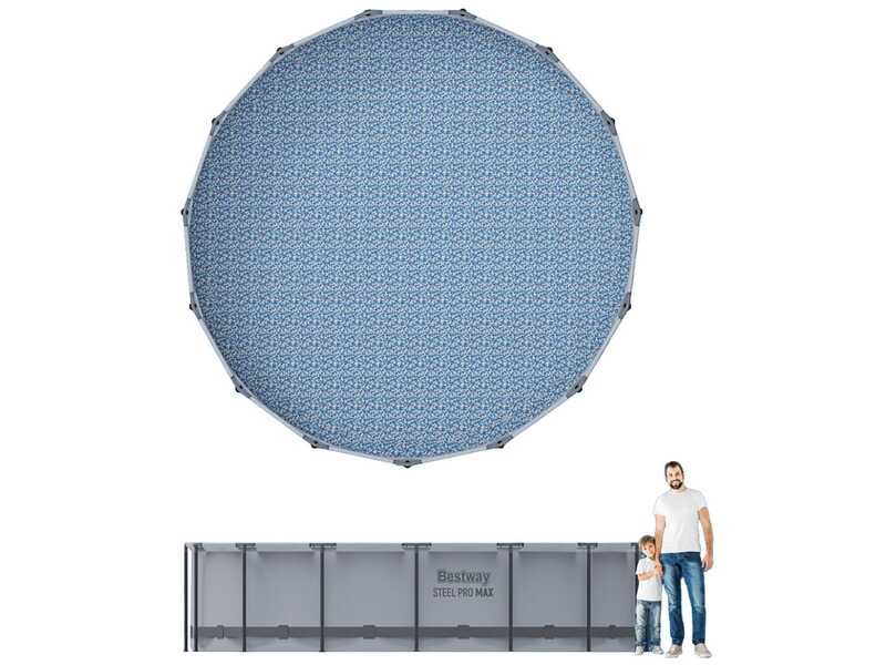 Bestway Steel Pro Max 56950 - &Oslash;427x107 cm - Piscina Rotonda per 7-8 Persone