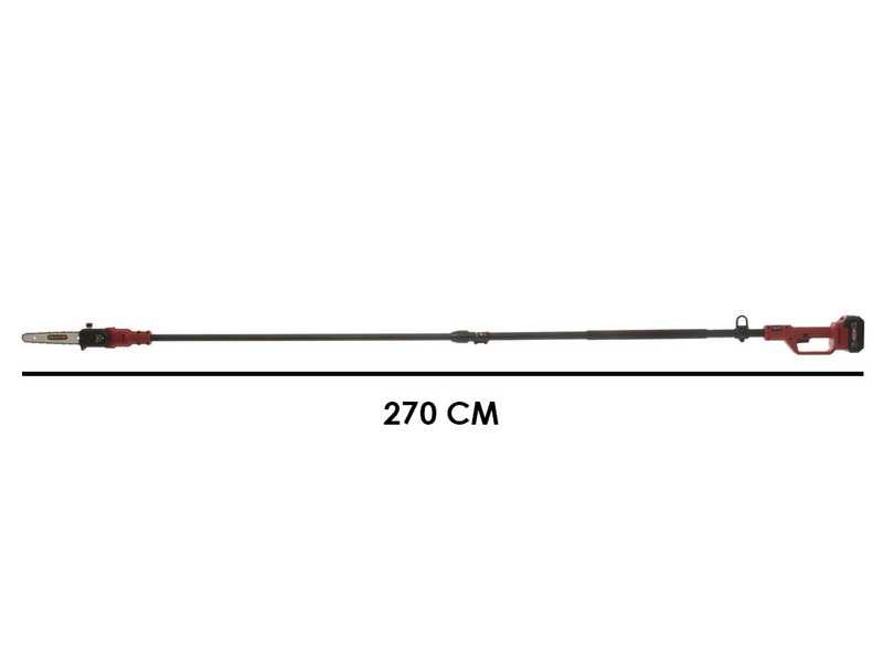 Archman PE04AT - Potatore a batteria su asta telescopica - 180-270 cm - 2x 21V 4Ah