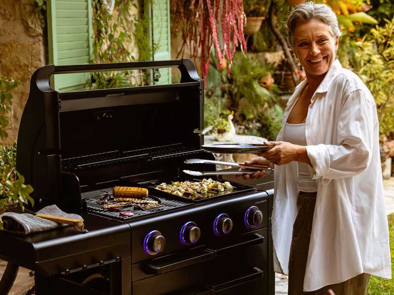 Campingaz 4 Series Onyx S Dualgas - Barbecue a gas o metano