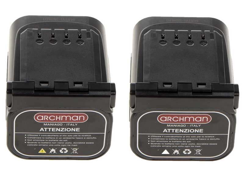 Archman PE03 - Potatore manuale a batteria - 2x 16.8V 2-4Ah