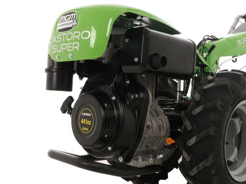 OUTLET - DA ESPOSIZIONE - Lampacrescia MGM Castoro Super - Motocoltivatore diesel - Loncin D404F - 11HP