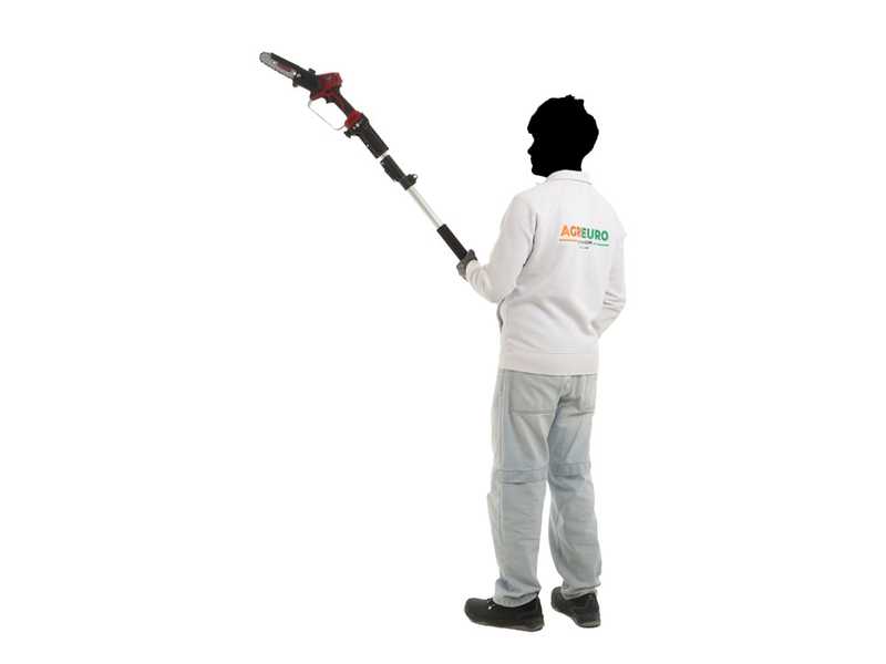 Archman PE03 - Potatore manuale a batteria + Asta di prolunga - 190-250 cm - 2x 16.8V 2-4Ah