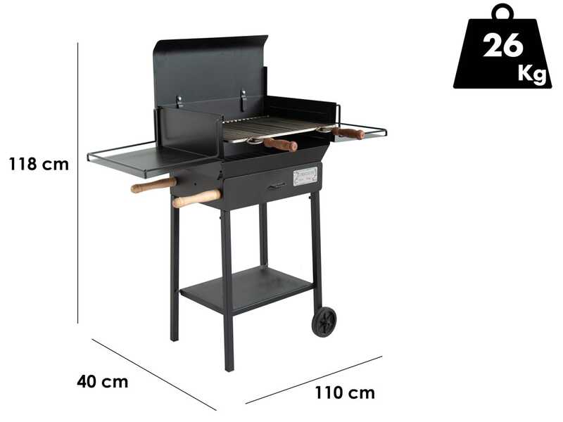 Cruccolini Cortona - Barbecue in ferro artigianale a carbone