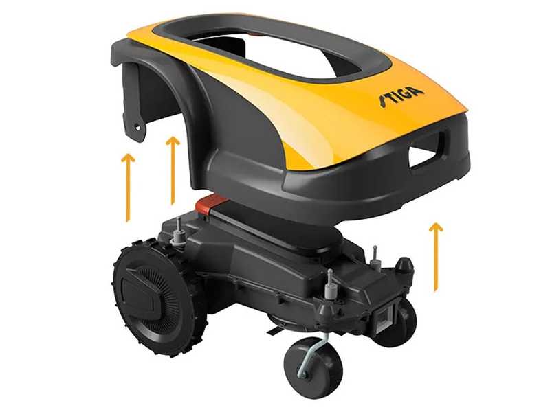 Stiga A 1500 - Robot rasaerba - con batteria E-Power da 5 Ah