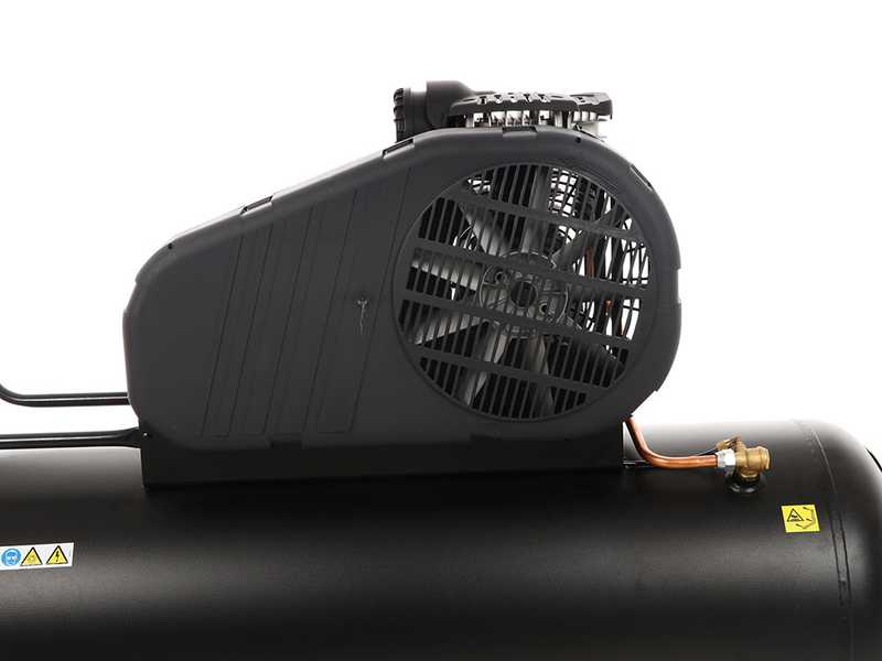 OUTLET - PICCOLI DIFETTI ESTETICI - Nuair B3800B/4CT/200 Tech-Pro - Compressore aria elettrico monofase a cinghia - Motore 4 HP - 200 lt