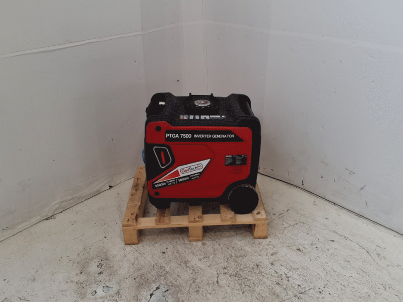 OUTLET - UTILIZZATO PER PROVA - GeoTech-Pro PTGA 7500 - Generatore di corrente ad inverter silenziato carrellato 5,8 kW - Continua 5,5 kW Monofase