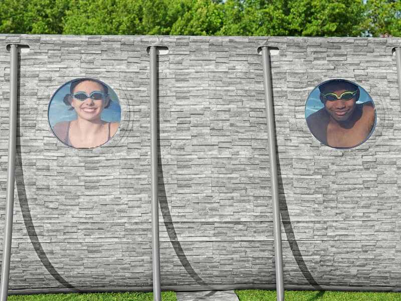 Bestway Steel Pro Max Splashview 56716 - 549x274x122 cm - Piscina Ovale per 7-8 Persone