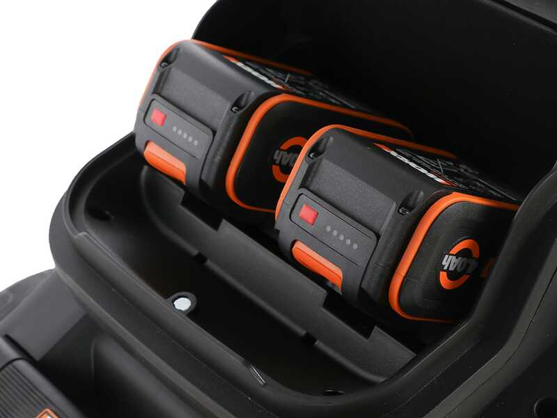 Worx Nitro WG737E - Tagliaerba a batteria - 2x20V/4Ah - Taglio 37cm