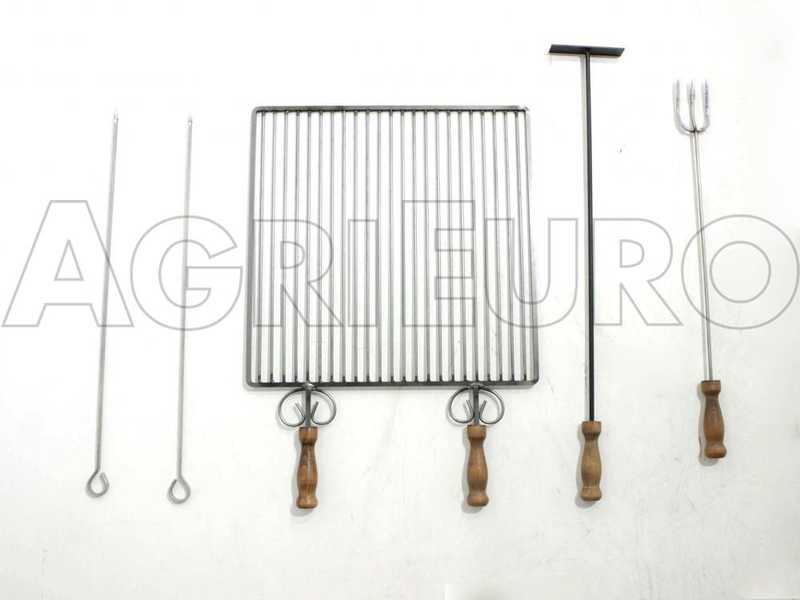 Cruccolini Fuocone - Barbecue in ferro artigianale a legna e carbone