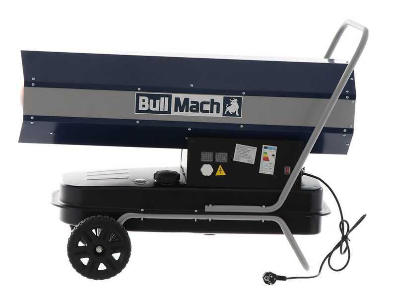 OUTLET - UTILIZZATO PER PROVA - BullMach BM-DDH 60 - Generatore di aria calda diesel - A combusione diretta - Carrellato - 60kW