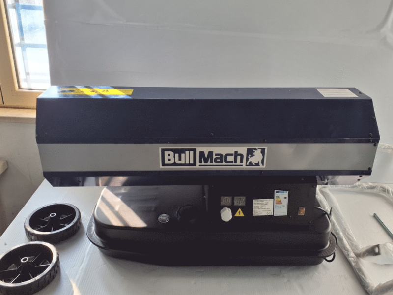 OUTLET - UTILIZZATO PER PROVA - BullMach BM-DDH 60 - Generatore di aria calda diesel - A combusione diretta - Carrellato - 60kW