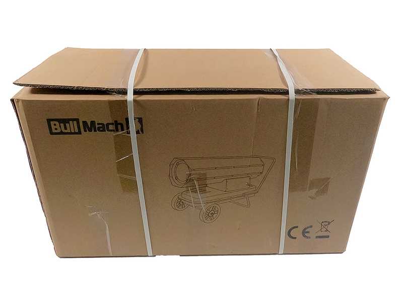 OUTLET - UTILIZZATO PER PROVA - BullMach BM-DDH 60 - Generatore di aria calda diesel - A combusione diretta - Carrellato - 60kW