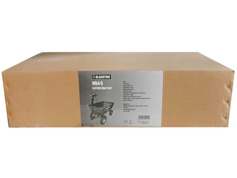 OUTLET - UTILIZZATO PER PROVA - BlackStone WB4-D - Carriola elettrica a batteria 24V 12Ah con ruote