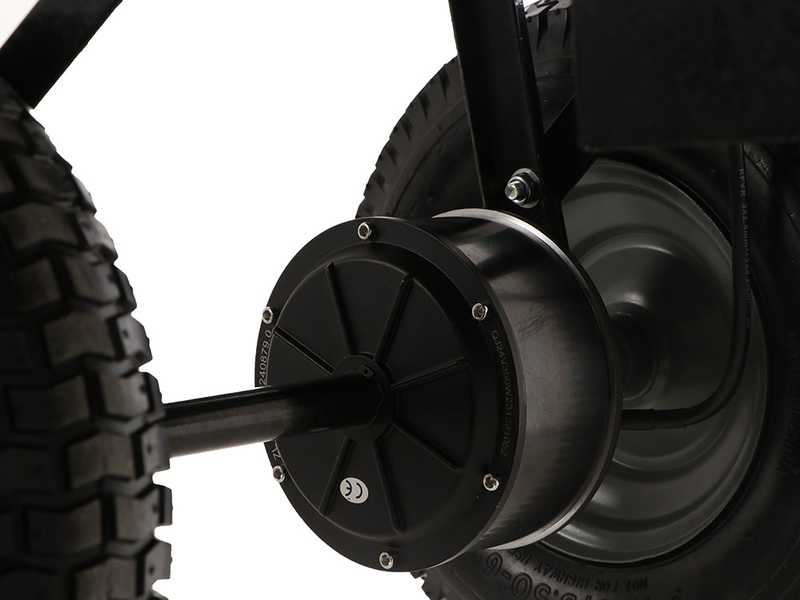 OUTLET - UTILIZZATO PER PROVA - BlackStone WB4-D - Carriola elettrica a batteria 24V 12Ah con ruote
