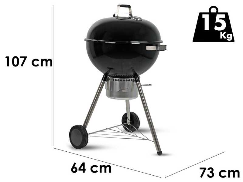 OUTLET - PICCOLI DIFETTI ESTETICI - MasterCook Ketty 57 - Barbecue a carbone