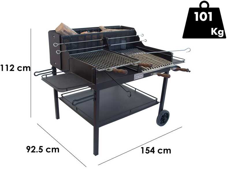 Cruccolini Little Tuscany - Barbecue in ferro artigianale a legna e carbone