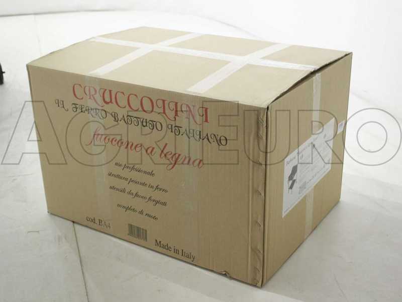 Cruccolini Fuocone Inox - Barbecue in ferro artigianale a legna e carbone