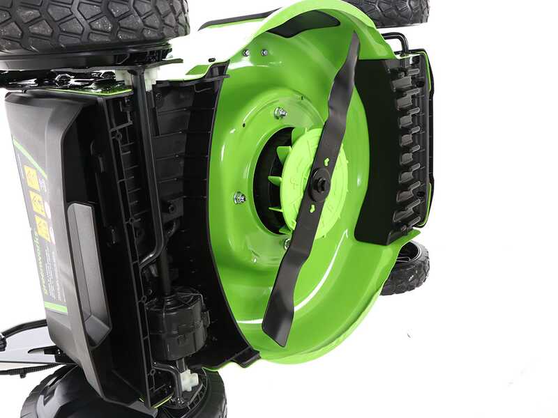 Tagliaerba Greenworks Pro 60V - 46cm, Senza Spazzole, Altezza Taglio Regolabile, Con Batteria 4Ah - Foto 13