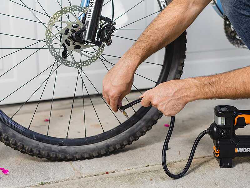 Worx WX092.9 - Compressore elettrico a batteria - SENZA BATTERIE E CARICABATTERIE