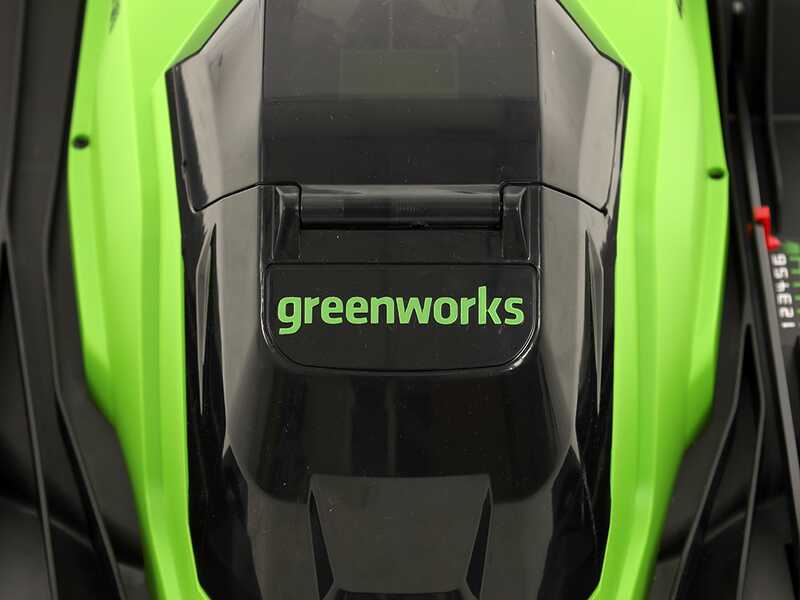 Greenworks G48LM41ST25K2X - Kit Tagliaerba a batteria + Tagliabordi a batteria - 48V - 2x 24V/2Ah