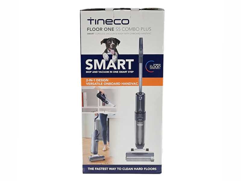 OUTLET - UTILIZZATO PER PROVA - Tineco Floor One S5 Combo Plus - Lavapavimenti a batteria e aspirabriciole - 3 in 1: lava, asciuga e aspira