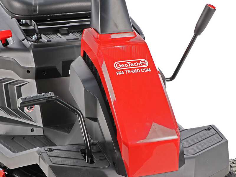 OUTLET - UTILIZZATO PER PROVA - GeoTech-Pro RM 75-660 CSM - Trattorino tagliaerba mini-rider - Taglio da 66cm - Avviamento elettrico
