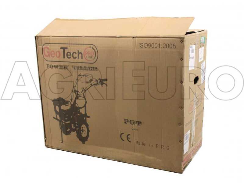 OUTLET - PICCOLI DIFETTI ESTETICI - GeoTech-Pro PGT 700 - Motozappa a benzina 7 HP - Cambio marce 2+1 retromarcia