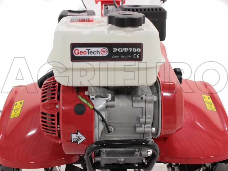 OUTLET - PICCOLI DIFETTI ESTETICI - GeoTech-Pro PGT 700 - Motozappa a benzina 7 HP - Cambio marce 2+1 retromarcia
