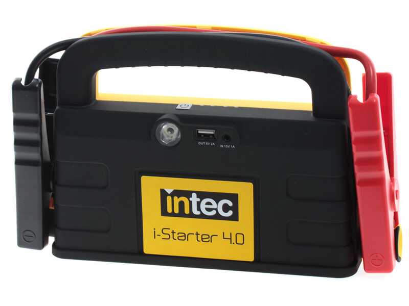 OUTLET - SENZA IMBALLO ORIGINALE - Intec i-Starter 4.0 - Avviatore d'emergenza e caricabatterie - alimentatore 12 V