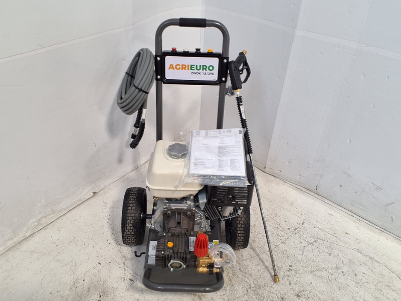 OUTLET - DA ESPOSIZIONE - AgriEuro ZWDK 15/290 - Idropulitrice industriale a scoppio - 290 bar - 900 l/h - Con pompa Comet ZWD-K - motore Honda GX 390