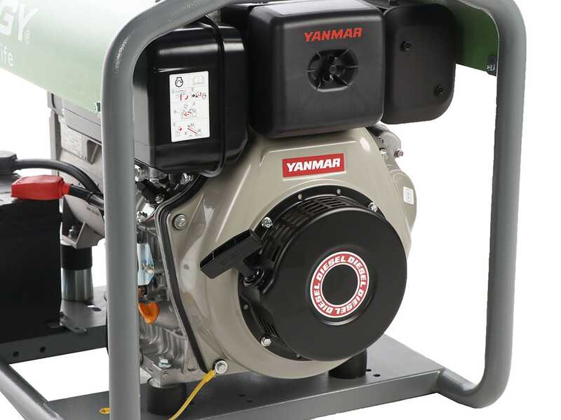 Energy EY-7MDE AVR - Generatore di corrente diesel con AVR 5 kW - Continua 4,5 Monofase