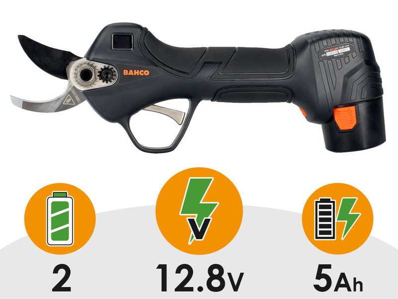 BAHCO BCL226 - Forbice elettrica da potatura - 2x 12.6V 2,5 Ah