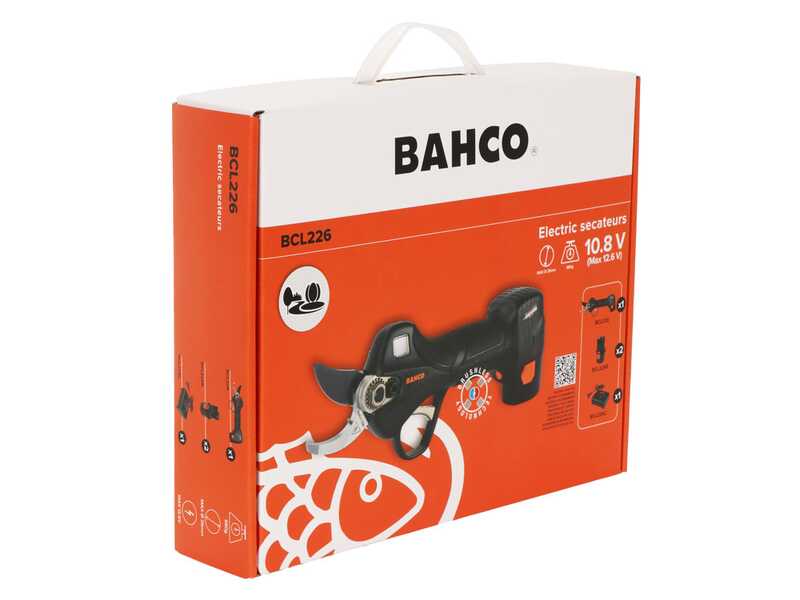 BAHCO BCL226 - Forbice elettrica da potatura - 2x 12.6V 2,5 Ah