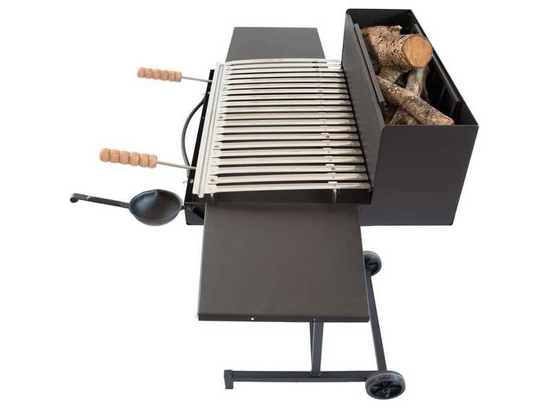 Cruccolini Pisa - Barbecue in ferro artigianale a legna e carbone