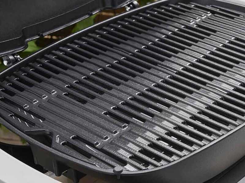 Weber Q2800N+ - Barbecue a gas con carrello Premium - Ripiani laterali