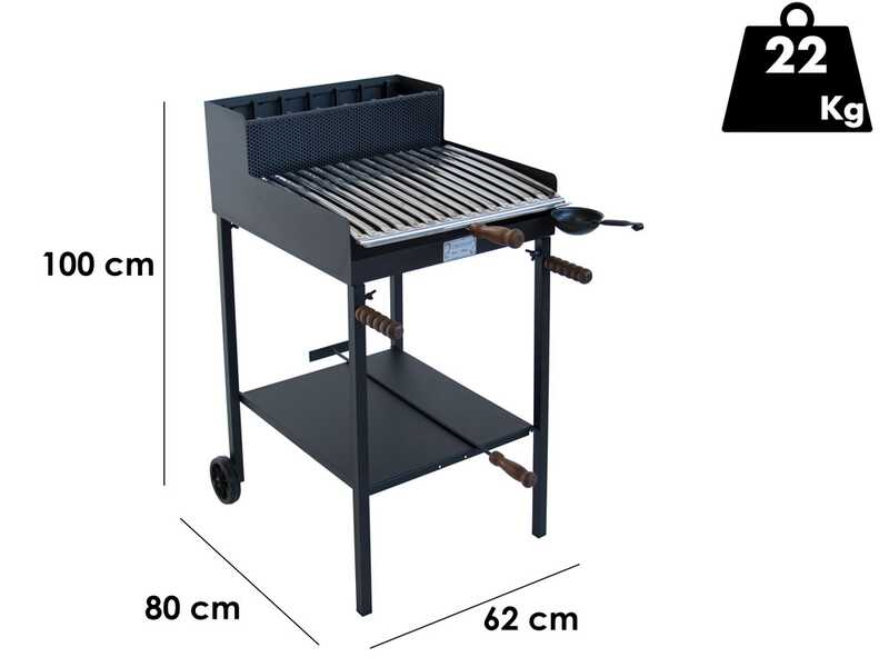 Cruccolini Belvedere - Barbecue in ferro artigianale a legna e carbone