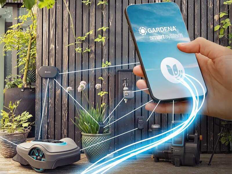 Gardena Smart SILENO Free 600 - Robot tagliaerba - Gestione con Gardena Smart App - Senza impianto