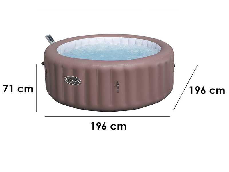 Bestway Lay-Z-Spa Hawaii AirJet 6001G - Piscina idromassaggio spa