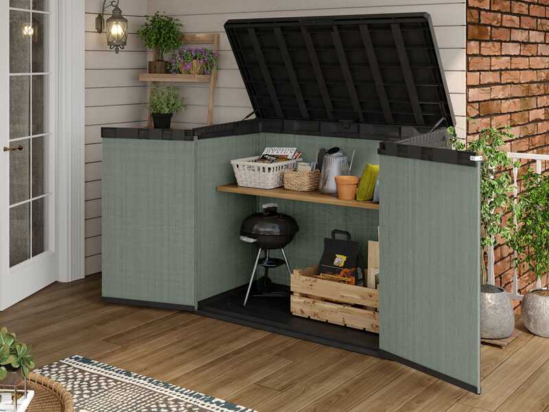 Keter Store it Out Darwin verde - Box porta attrezzi da giardino