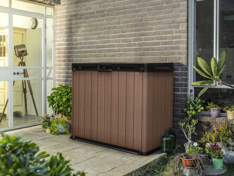 Keter Store it Out Darwin marrone - Box porta attrezzi da giardino
