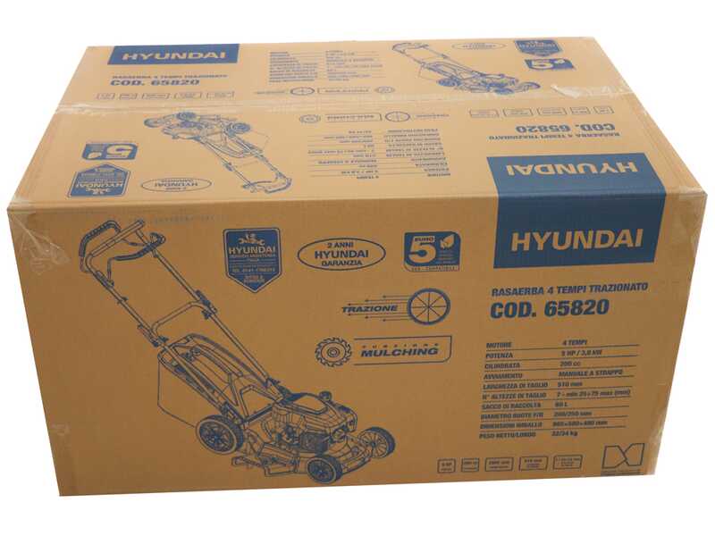 Hyundai DM51SC-D200 - Rasaerba a scoppio trazionato - Motore Hyundai DV200