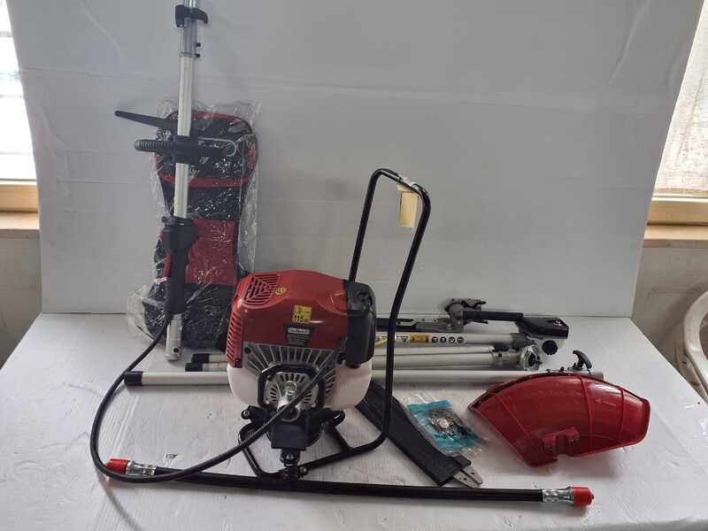 OUTLET - SENZA IMBALLO ORIGINALE - GeoTech GT-2 58 BP - Decespugliatore a zaino multifunzione a scoppio