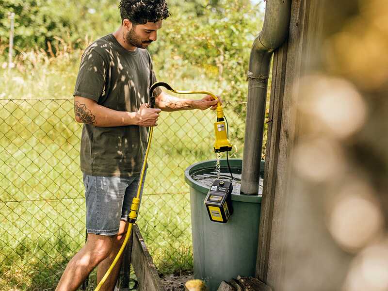 Karcher BP 2.000-18 Barrel - Pompa sommersa per acque chiare - SENZA BATTERIA E CARICABATTERIA