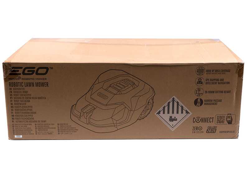 EGO RM 4000 E - Robot rasaerba - con batteria al litio da 24V - 10Ah